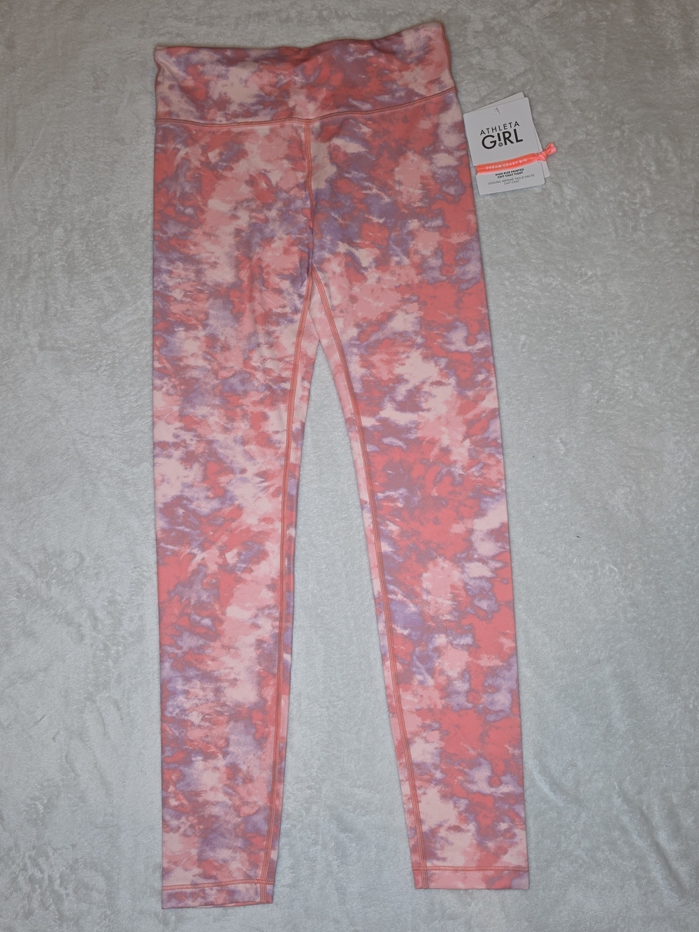 NWT Athleta Girl Chit Chat Leggings Pink XL/14